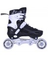 3K Αυξομειούμενα Πατίνια/Roller Skates/Παγοπέδιλα 3 σε 1 - Μαύρο