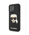 Karl Lagerfeld 3D Rubber Karl's Head Case for iPhone 13 Pro / iPhone 13 - Black