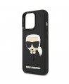 Karl Lagerfeld 3D Rubber Karl's Head Case for iPhone 13 Pro / iPhone 13 - Black