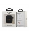 Guess GUA2LSC4EK AirPods 1/2 cover black/black Silicone Charm 4G Collection