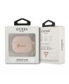 Guess GUA3LSCHSP AirPods 3 cover pink/pink Silicone Charm Heart Collection