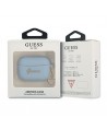 Guess GUAPLSCHSB AirPods Pro cover blue/blue Silicone Charm Heart Collection