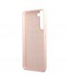 Guess GUHCS22MLSLMGPP S22+ S906 pink/pink hardcase Silicone Script Metal Logo