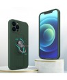 Ring Case silicone case with finger grip and base for Xiaomi Redmi Note 11S / Note 11 red