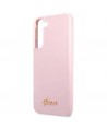 Guess GUHCS22MLSLMGLA S22+ S906 lavender/lavender hardcase Silicone Script Metal Logo