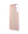 Guess GUHCS22MLSLMGLA S22+ S906 lavender/lavender hardcase Silicone Script Metal Logo