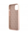 Guess GUHMP13MLSLMGLP iPhone 13 6.1" light pink/light pink hardcase Silicone Script Gold Logo Magsafe