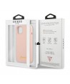 Guess GUHMP13MLSLMGLP iPhone 13 6.1" light pink/light pink hardcase Silicone Script Gold Logo Magsafe