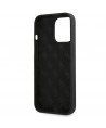 Guess GUHMP13XLSLMGBK iPhone 13 Pro Max 6.7" black/black hardcase Silicone Script Gold Logo MagSafe