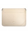 Guess Saffiano Triangle Logo case for a 14" laptop - beige