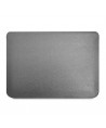 Guess Saffiano Triangle Logo case for a 14" laptop - silver