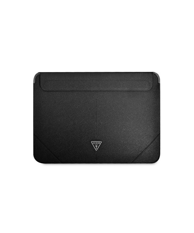 Guess Saffiano Triangle Logo case for a 14" laptop - black