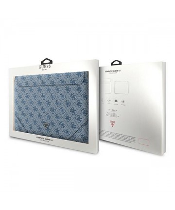 Guess 4G Uptown Triangle Logo case for a 16" laptop - blue