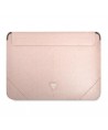 Guess Saffiano Triangle Logo case for a 16" laptop - pink