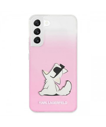 Karl Lagerfeld Choupette Eat Case for Samsung Galaxy S22+ - Pink