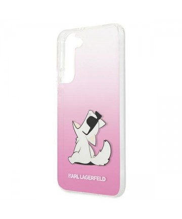 Karl Lagerfeld Choupette Eat Case for Samsung Galaxy S22+ - Pink