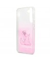 Karl Lagerfeld Choupette Eat Case for Samsung Galaxy S22+ - Pink