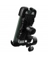 Wozinsky strong phone holder for bicycle, motorcycle, scooter handlebars, black (WBHBK6)