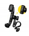 Wozinsky strong phone holder for bicycle, motorcycle, scooter handlebars, black (WBHBK6)