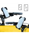 Wozinsky strong phone holder for bicycle, motorcycle, scooter handlebars, black (WBHBK6)