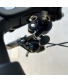 Wozinsky strong phone holder for bicycle, motorcycle, scooter handlebars, black (WBHBK6)