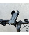 Wozinsky strong phone holder for bicycle, motorcycle, scooter handlebars, black (WBHBK6)