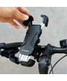 Wozinsky strong phone holder for bicycle, motorcycle, scooter handlebars, black (WBHBK6)