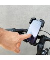 Wozinsky strong phone holder for bicycle, motorcycle, scooter handlebars, black (WBHBK6)