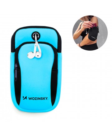 Wozinsky running phone armband blue (WABBL1)