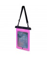 Waterproof PVC tablet case - pink