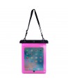 Waterproof PVC tablet case - pink