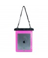 Waterproof PVC tablet case - pink
