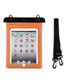 Waterproof PVC tablet case - orange