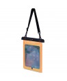 Waterproof PVC tablet case - orange