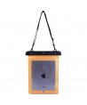 Waterproof PVC tablet case - orange