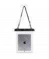 Waterproof PVC tablet case - white