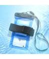 PVC waterproof armband phone case - black