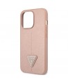 Guess GUHCP13LPSATLP iPhone 13 Pro / 13 6.1" pink/pink hardcase SaffianoTriangle Logo