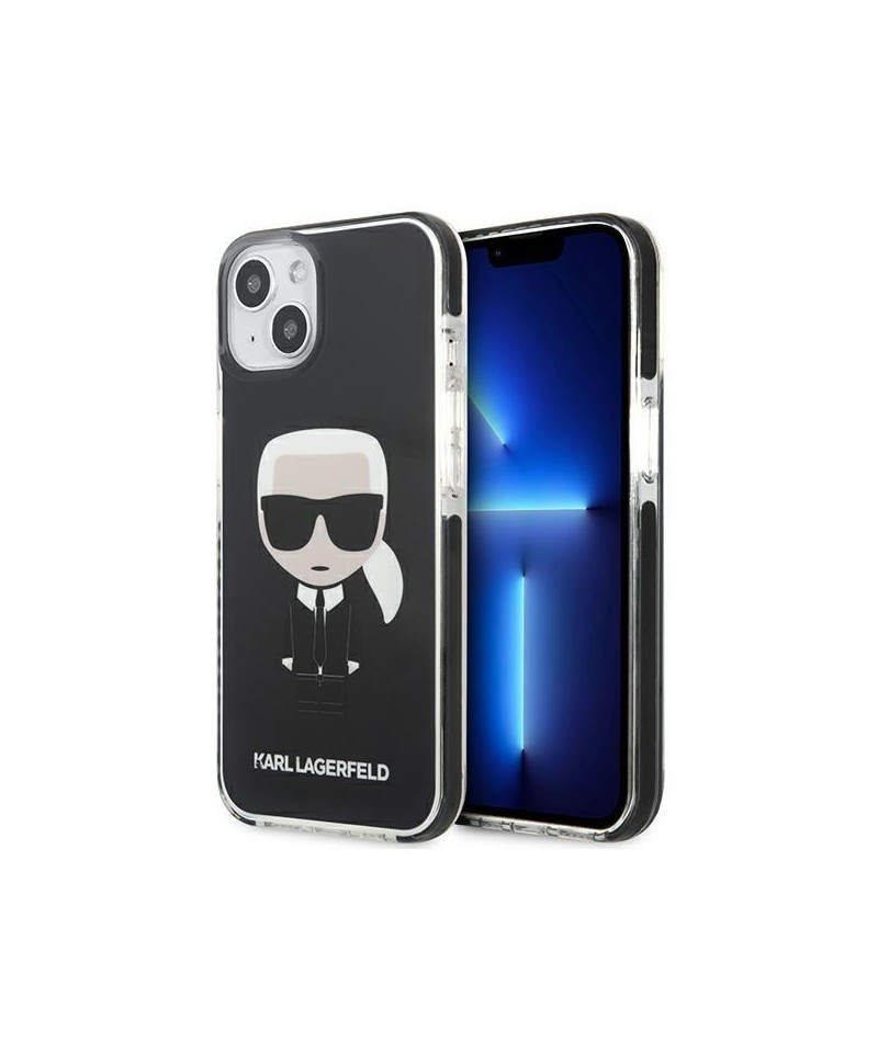 Karl Lagerfeld Iconik Karl Case for iPhone 13 mini - Black