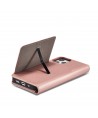 Magnet Card Case for iPhone 12 Pro Max Pouch Card Wallet Card Holder Pink
