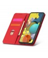 Magnet Card Case Case for Xiaomi Redmi Note 11 Pro Pouch Wallet Card Holder Card Stand Red