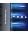 USB-A Hub Wozinsky WHS080YSS 4 x USB-A 3.0 with individual switches, aluminum, with 30 cm cable - gray
