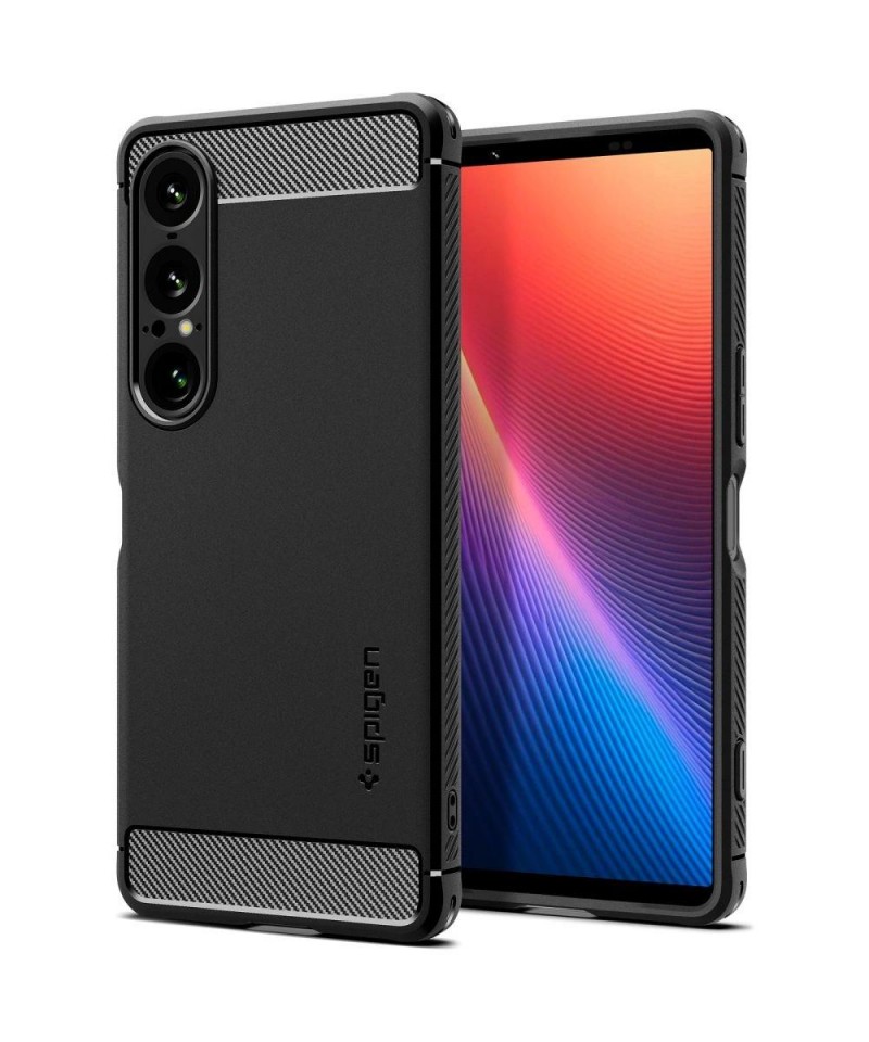 Spigen Rugged Armor Case for Sony Xperia 1 VII - Matte Black