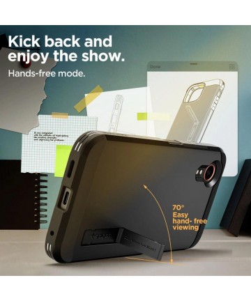Spigen Tough Armor Case for Samsung Galaxy Xcover 7 Pro - Black