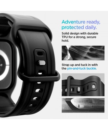 Spigen Vault Pro Strap for Apple Watch 42mm - Matte Black