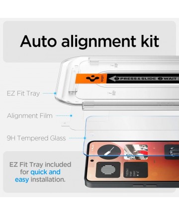 Spigen Glas.tR EZ Fit Tempered Glass for Nothing Phone 3A / 3A Pro - Transparent