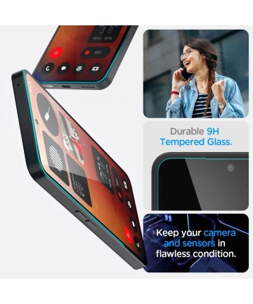 Spigen Glas.tR EZ Fit Tempered Glass for Nothing Phone 3A / 3A Pro - Transparent