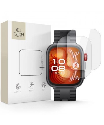 Tech-Protect Glass Fit+ 2-pack tempered glass for Huawei Watch Fit 4 Pro - transparent