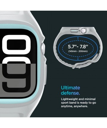 Spigen Liquid Air Pro Strap for Apple Watch 10 46mm - Gray