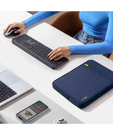 Tech-Protect Defender Laptop Bag 13-14 - Navy Blue